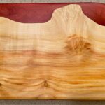 wave shaped Cutting Board wood image